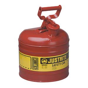 JUSTRITE 2 GAL TYPE I SAFETY CAN RED - Tagged Gloves